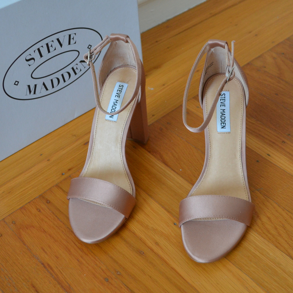 🆕 STEVE MADDEN Ankle Strap Dress Sandals - Picture 6 of 8
